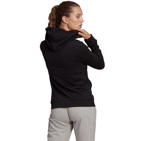 Bluza damska adidas Essentials Linear Ful zipp Hoodie czarna GL0791