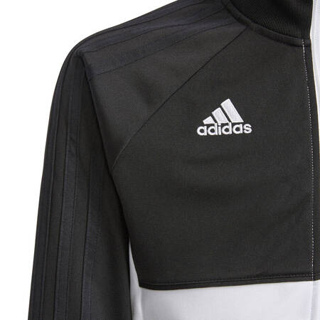 Bluza dla dzieci adidas Tiro 17 Polyester Jacket JUNIOR czarno-biała BQ2611