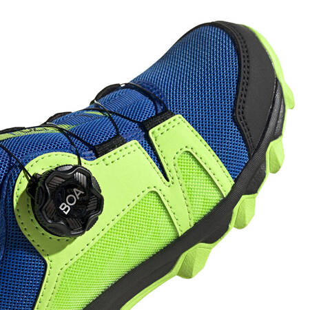 Buty dla dzieci adidas Terrex Agravic Boa K niebiesko-limonkowo-czarne EE8475