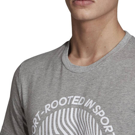 Koszulka męska adidas M CRCLD GRFX T szara EI4609