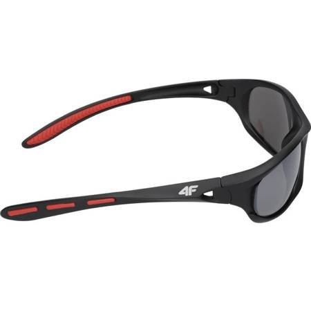 Okulary sportowe przeciwsłoneczne 4F H4L19 OKU005 20S głęboka czerń