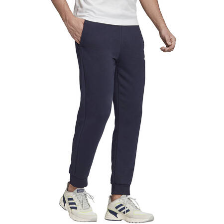 Spodnie męskie adidas Essentials Plain Slim Pant FT granatowe DU0370
