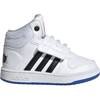 Buty dla dzieci adidas Hoops Mid 2.0 I biało-czarne EE8551
