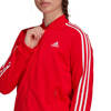 Dres damski adidas Essentials 3-Stripes Track Suit czerwony H10157
