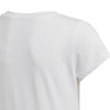 Koszulka dla dzieci adidas YG Essentials Linear Tee biała DV0357